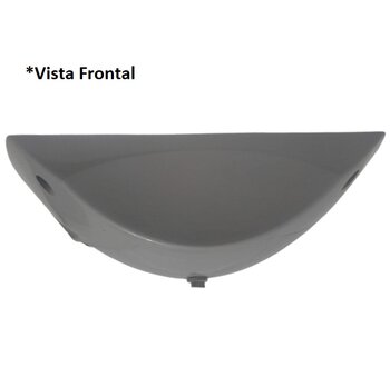 CARCAÇA DO CLIMATIZADOR JOAPE PAREDE - CARENAGEM BASE DO RESERVATÓRIO COPACABANA/660 GUARUJA/770 FORTALEZA/777 - PLÁSTICA COR CINZA