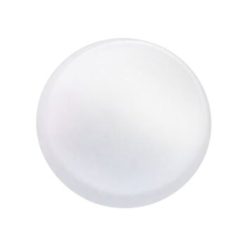 GLOBO CÚPULA VIDRO DA LUMINÁRIA P/VENTILADOR DE TETO ACVENT TREVISO ECLIPSE - LEITOSO ENC.EXT.23,5CM / 235MM