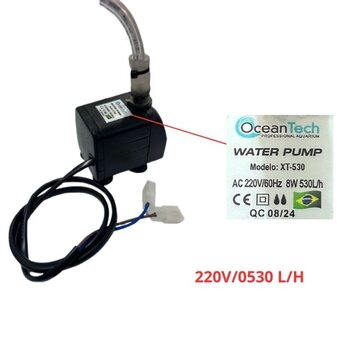 BOMBA DE AGUA 0530LH 220V 08,0W HMAX 1,20MT P/CLIMATIZADOR JOAPE BOB / BOB SUPER / ANGRA  - 50/60HZ WATER PUMP XT-530