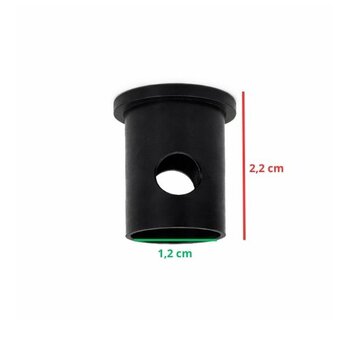 BUCHA INFERIOR DA HASTE P/VENTILADOR DE TETO VENTI-DELTA LOREN SID ARGE TRON - BUCHA DO EIXO P/FIXAÇÃO DE VENTILADORES - VÁRIOS MODELOS