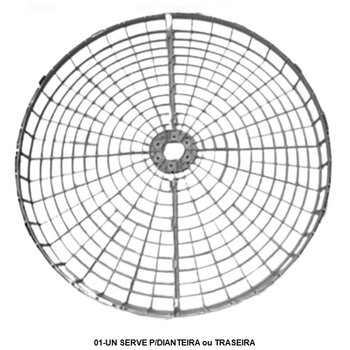 GRADE P/VENTILADOR 100CM VENTISOL DE 1-METRO PLÁSTICA PRETA - SERVE P/DIANTEIRA OU TRASEIRA (01-UN=01-CÍRCULO) *SEM EMBLEMA LOGOMARCA