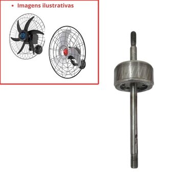 rotor com eixo ventilador ventisol 60cm 70cm bivolts 230w falcon power70 steel - eixo rotor 12mm com 02 rol.6201zz *saldao - usado*
