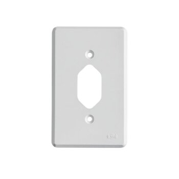 ESPELHO PLACA 4X2 P/1-TOMADA PADRÃO NBR - ILUMI COR BRANCA