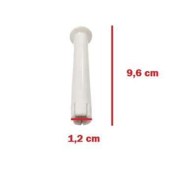 PINO PUXADOR DO OSCILANTE P/ VENTILADOR DÔMINA 50/60CM- COR BRANCA - PINO DO OSCILADOR