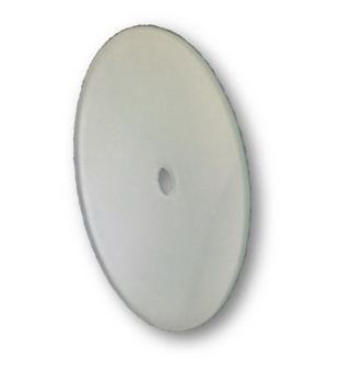 Globo Cúpula Vidro da Luminária Bruxelas Clean Onix - Vidro Menor Interno Redondo Fosco - Diâmetro Externo aprox.125mm/12,5cm