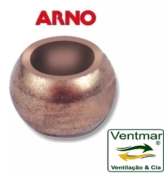 Bucha para Eixo de Ventilador Arno 08,0mm - Bucha de Bronze para Ventilador Faet - Bucha para Ventilador - *Vendida p/Unidade