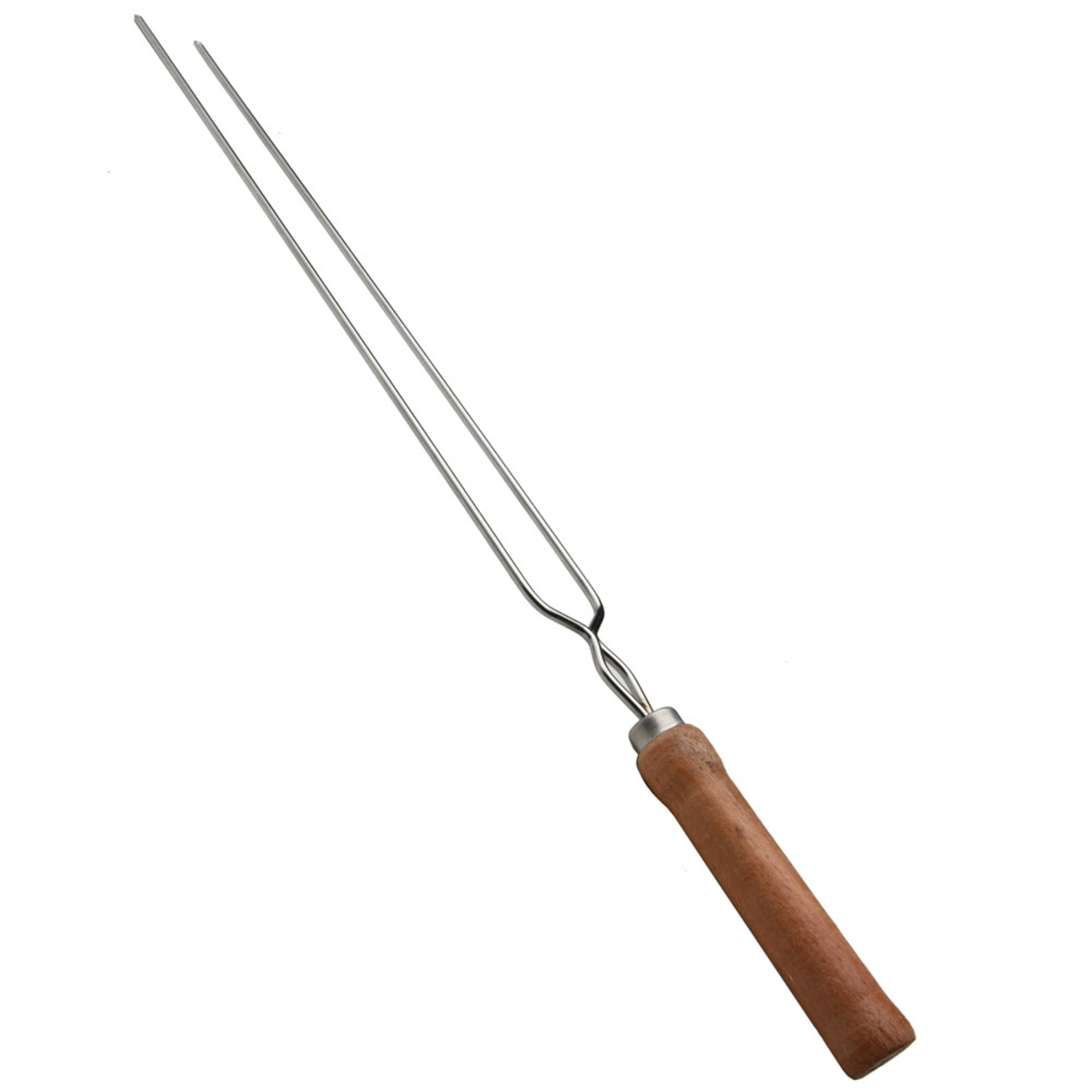 Espeto Duplo Para Carne De Churrasco 65 Cm