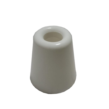 Canopla Plástica Inferior Ventilador de Teto Venti-Delta + Outros Modelos - Copinho Plástico cor Branca - Diâmetro 5cm - Encaixe em Haste 1,80cm