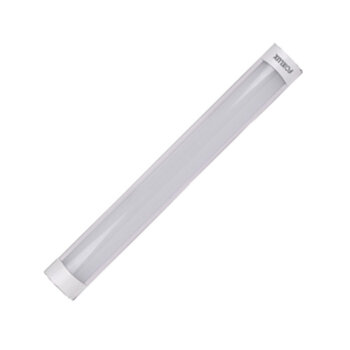 Luminaria Led Foxlux Slim Bivolt - Luz Branca 18w 6500k 60cm - Luminária Completa com LED18W Bivolts
